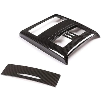 

Car Inner Rear Row Air Conditioning Vent Frame Cover Trim Storage Box Panel Cover for 3 Series E90 2005-2012