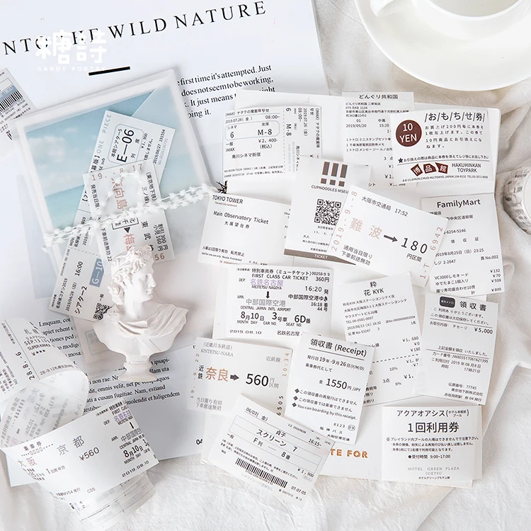 

40mm*3m Travel series Sightseeing Ticket\Concession washi tape diy ablum diary scrapbooking label masking tape sticker