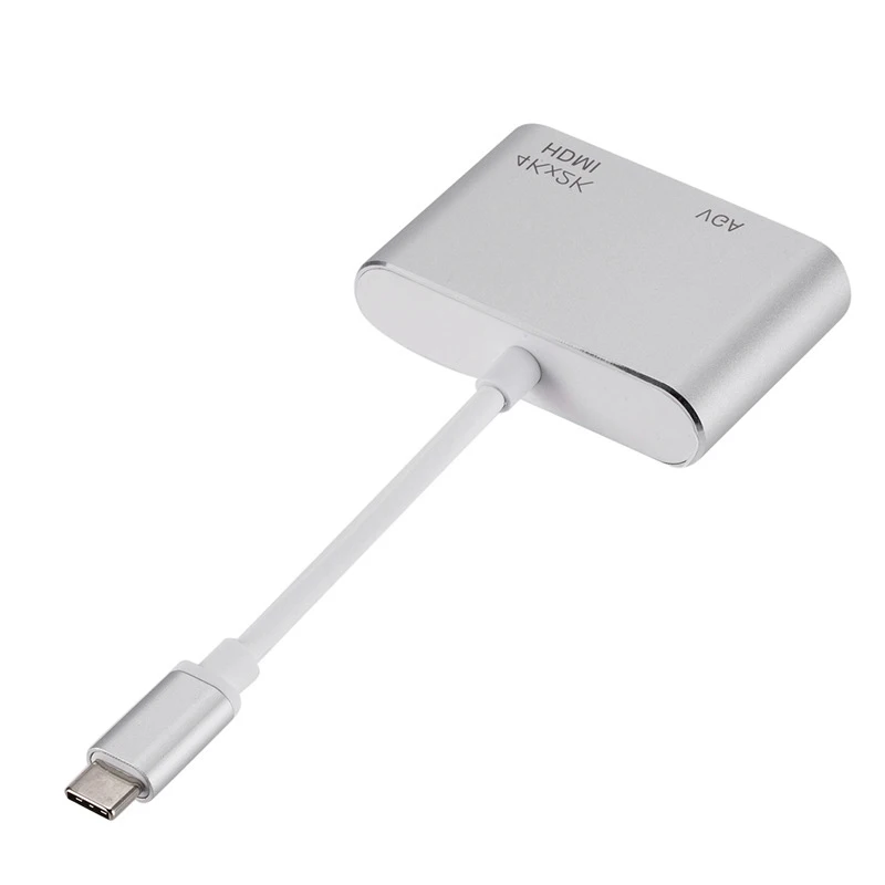 Тип C к Hdmi Vga видео кабель type-C адаптер док-станция концентратор Usb-C к Hdmi 4 к Vga Hd конвертер для телефона Macbook Chromebook ноутбука Mon