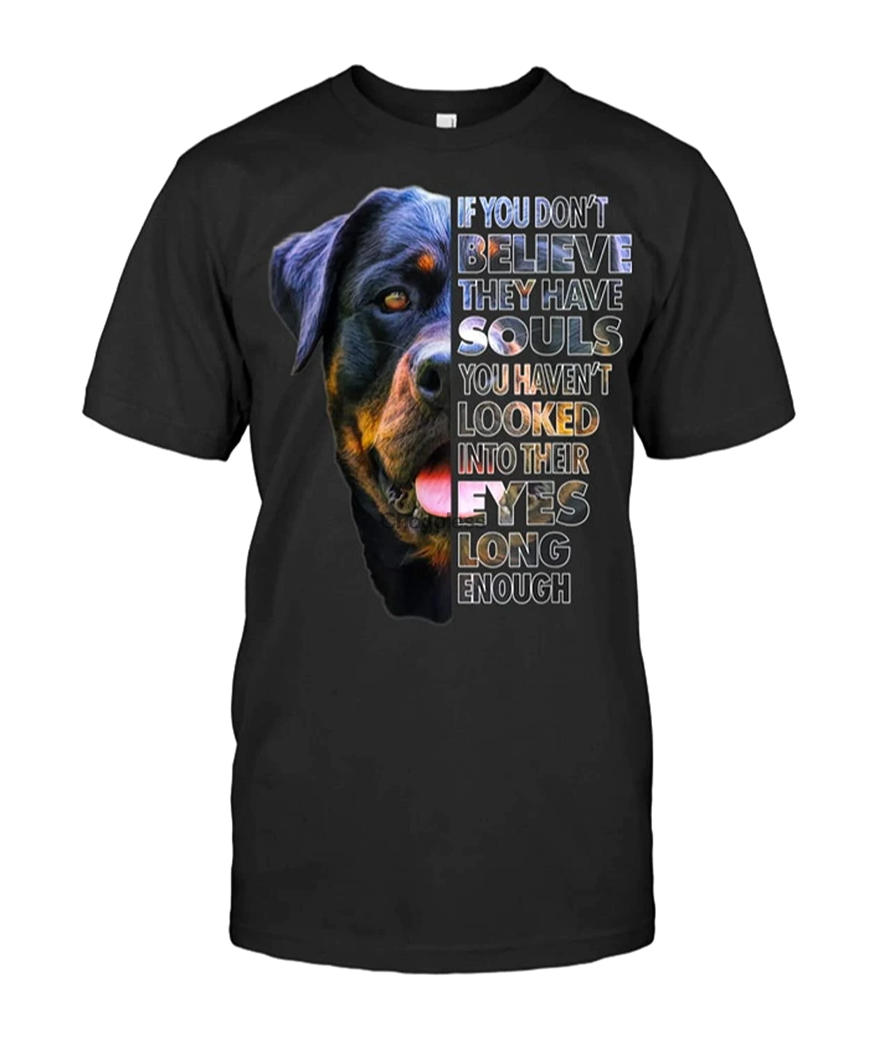 Забавная рубашка для собак цитата Rottweiler если вы не доверяете у них есть души