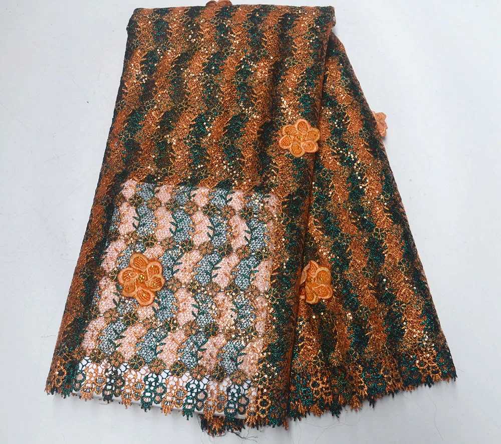 Новейшая Высококачественная кружевная ткань для нигерийской кружевной свадьбы в африканском стиле с золотой нитью гипюр шнур кружевная ткань для свадебной вечеринки