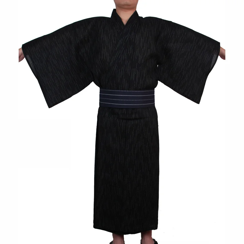 Японские Самурайские мужские костюмы кимоно Jinbei Домашняя одежда свободная