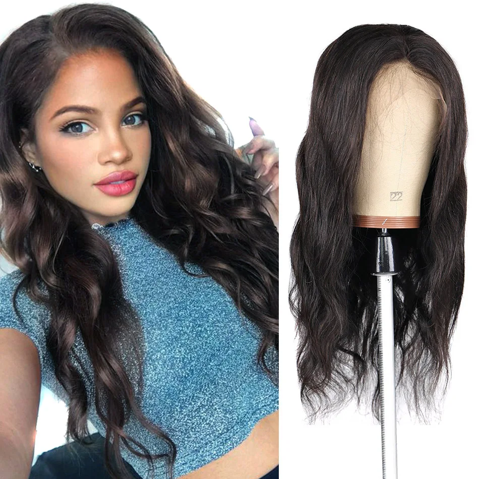 30 Inch Body Wave Lace Front Wig Transparent 13x4 Full Lace Human Hair