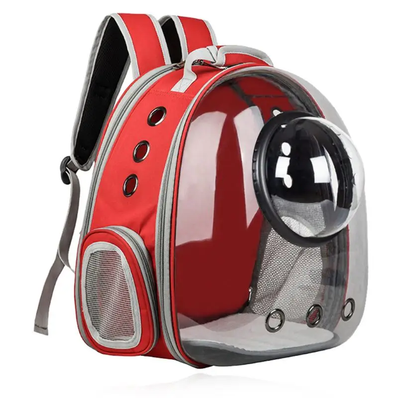 

Transparent Expandable Cats Dogs Backpack Space Capsule Pet Carrier for Small Dog Hiking Travel Bag