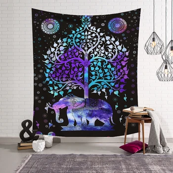 

Blanket Tapestry Wall Hanging Hippie Throw Mat Ornament Farmhouse Bedroom Bed Cover Table Cloth Curtain Beach Blanket