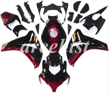 

New ABS Injection Mold Motorcycle Fairings Kit Fit For Honda CBR1000RR 08 09 10 11 2008 - 2011 body set Black Red