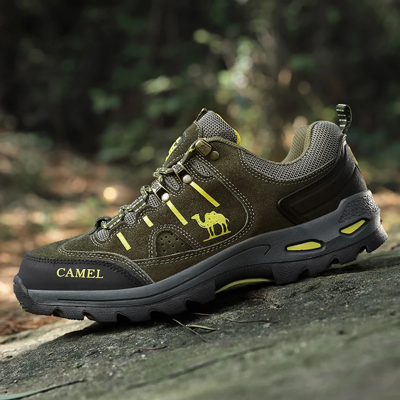 New Arrival Trekking Boots Men Army Green Men Rock Climbing Shoes Wearable Men Hunting Shoes Anti-Slippery Hiking Shoes For Mens