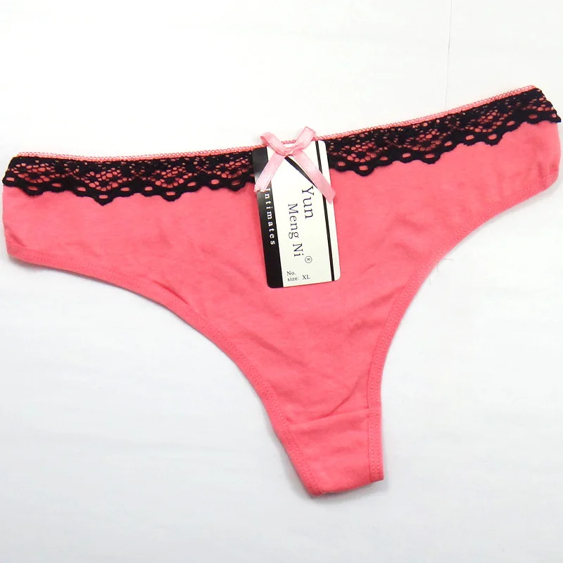 WTEMPO, 6 шт./партия, G String, термобелье, дышащее нижнее белье, сексуальные хлопковые трусики, женские трусы, нижнее белье Танга, стринги