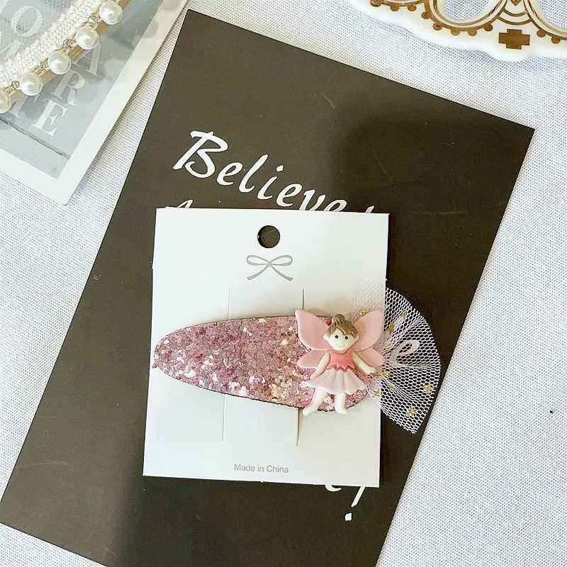 Розничная продажа 1 шт. модные милые заколки в виде Феи русалки женская заколка