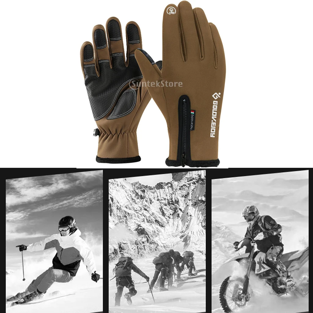 Nylon Windproof Fishing Hunting Cycling Gloves Winter Warm Gloves Hunting Gloves