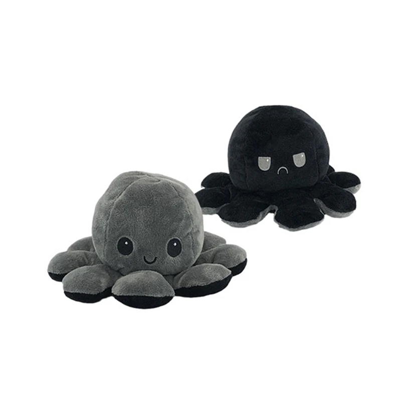 Octopus Christmas natal Europe Flip Stuff Decor shifter Brands Reversib pulpo Plush Toy Party Mood cuddly Office UK | Дом и сад