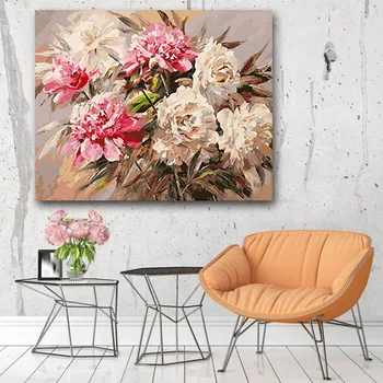 

DIY Colorings Pictures Picture Drawing Painting by Numbers with Flowers by Numbers Framed Home Canvas One Piece Propylene
