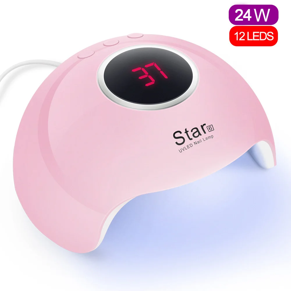 24W UV LAMP SUNX5 Plus 72 Вт/54 Вт УФ-лампа, светодиодный светильник для ногтей, Сушилка для ногтей, Солнцезащитный светильник для маникюра, лампа для сушки гелевого лака - Цвет: 24W UV LAMP