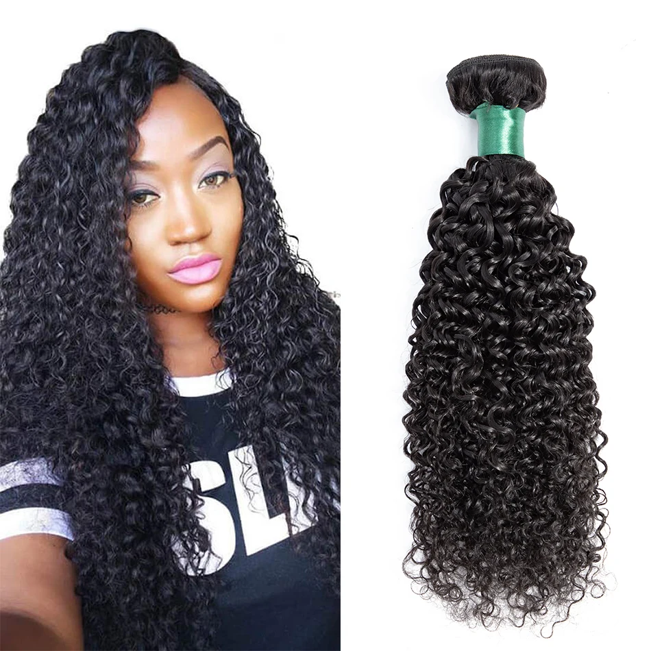 

MISS LISA 28 30 Inch Human Hair Bundles Curly Hair Bundles Peruvian Hair Weave Bundles Natural Color Hair Extensions