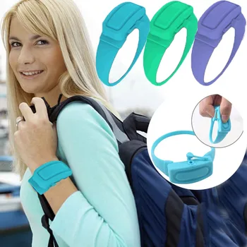 

Wristband Hand Dispenser Hand Sanitizer Dispensing Silica gel Wearable Dispenser Pumps Disinfecta Wristbands Hand Band Wrist