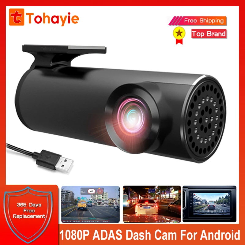 Автомобильный видеорегистратор 1080P Dash Cam 4k Camera ADAS Android DashCam ночная версия |