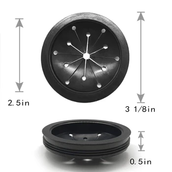 

Food Waste Disposer Accessories Multi-Function Sink Baffle Drain Plugs Splash Guards Fits Whirlaway, Waste King, Sinkmaster and