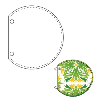 

Kokorosa Stitched Note Metal Cutting Dies Stencil for DIY Scrapbooking Album Embossing Paper Cards Making Decorative Crafts Die
