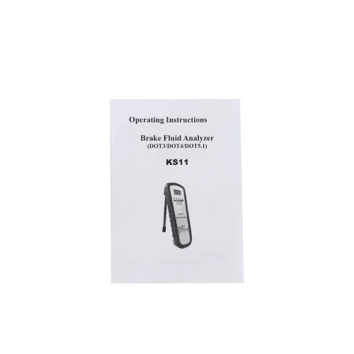 KZYEE KS11 анализатор тормозной жидкости профессиональный тестер тормозной жидкости Цифровой анализатор тормозной жидкости с 5 светодиодный индикатор калиброванный fo