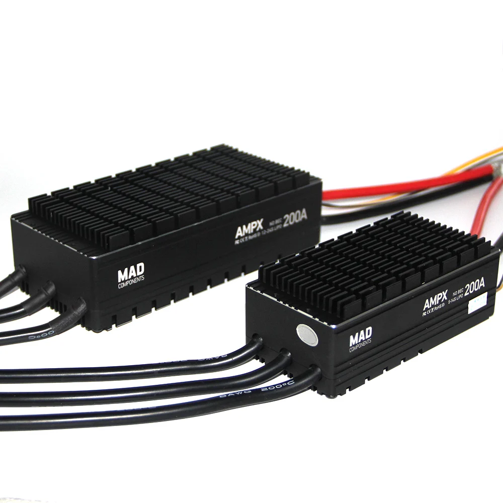 Квадрокоптер MAD AMPX ESC 200A 5 14S для больших беспилотных летательных аппаратов сделай