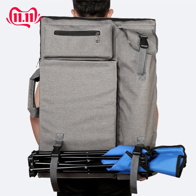 Online Große Kunst tasche für zeichnung bord malerei set reise skizze tasche für skizzieren werkzeuge Leinwand malerei kunst liefert für künstler