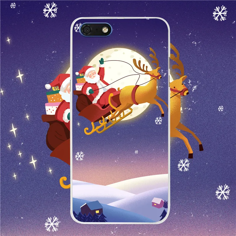 Чехол Merry Christmas для huawei Y5 Y 5 Prime силиконовый чехол для задней крышки телефона huawei Y5 Lite DRA-LX5 5,45''