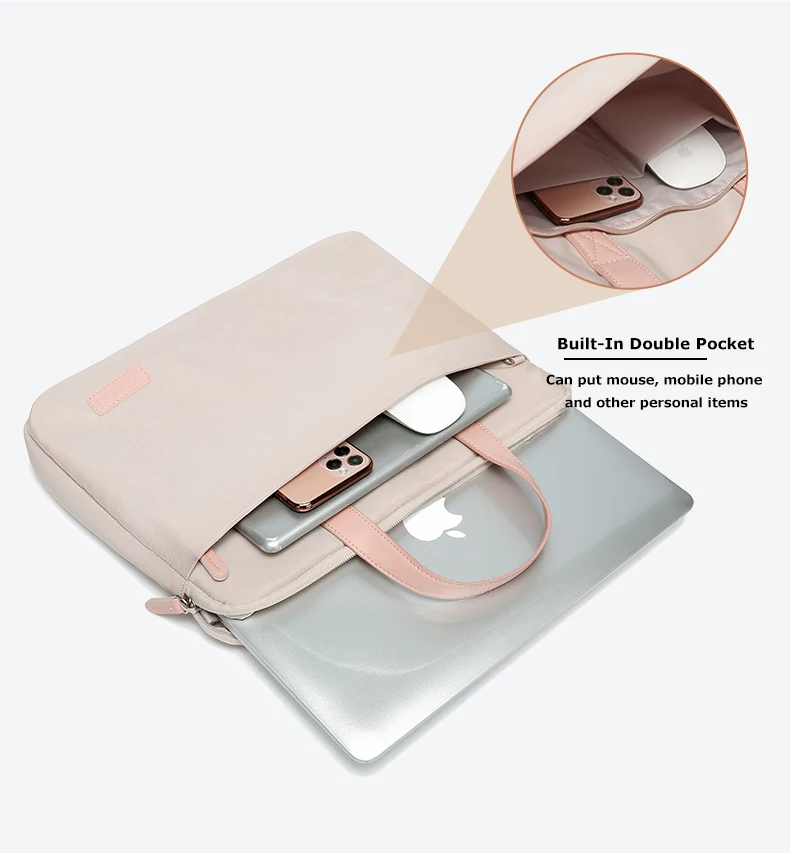 Stylish Laptop Sleeve Bag with Shoulder Strap