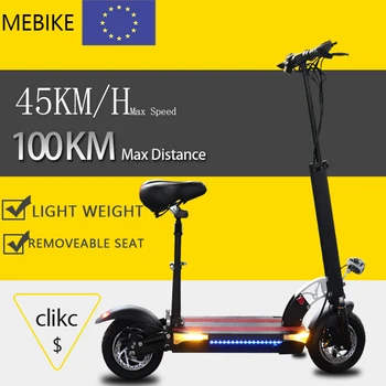 

48V Adult Electric Scooter with Seat Electric Kick Scooter Foldable Hoverboard e Scooter Electric Kick Scooter LCD Display