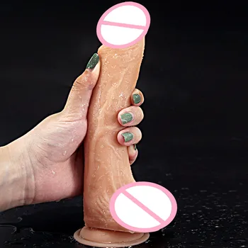Silicone Dildo For Women Skin Feeling Realistic Huge Penis Suction Cup Female Big Dildos Masturbators Sex Toys For Adult 18 Shop 5