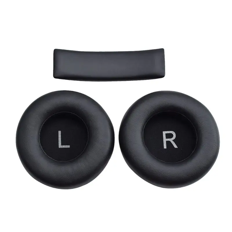 1pair Soft Replacement Earpads Leather Ear Cushion Pad Cover Headband For Akg K550 551 552 K240s