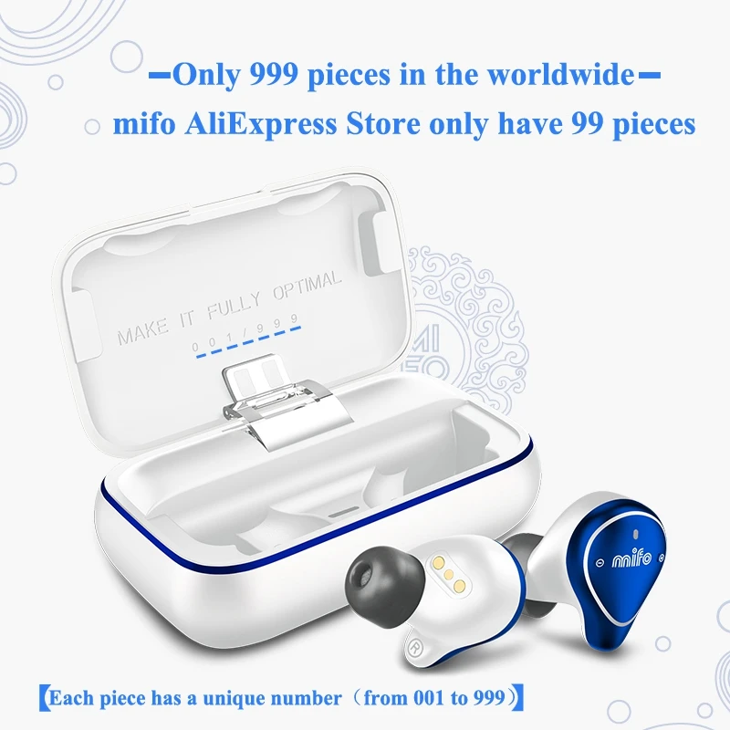 Беспроводные наушники Mifo O5 Bluetooth 5 0 водонепроницаемые спортивные с