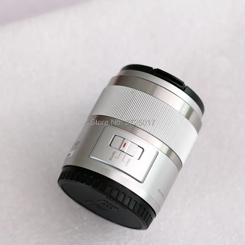 Новинка серебристый фиксированный объектив 42 5 мм F1.8 для Olympus фотосессия задняя