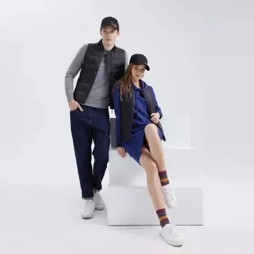 Xiaomi YUSKI graphene cotton storage temperature slim vest couple Light comfortable Keep warm fashi