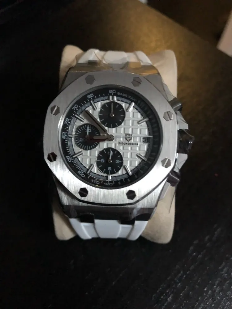 VD SWH DIDUN montre hommes de Lux marque hommes en acier кварцевый спортивный браслет montres hommes militaire sport montre-браслет 30 м - Цвет: VD SWH