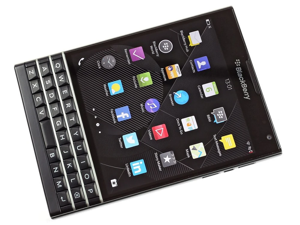 Original BlackBerry Passport 4G LTE Mobile Phone Unlocked 4.5'' BlackBerry Q30 OS CellPhone Quad Core 3GB+32GB 13MP SmartPhone giffgaff refurbished phones