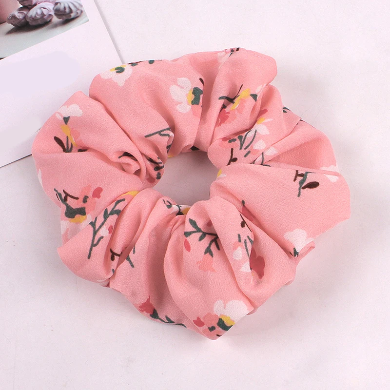 Details about   BL_ BH_ CO_ KF_ Women Fashion Rose Flower Elastic Hair Tie Rope Ponytail Holder 