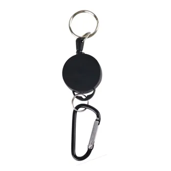 

1 PCS Fishing Lanyards Carabiner Keychain Outdoor Camping Climbing Snap Clip Lock Buckle Hook Fishing Tool