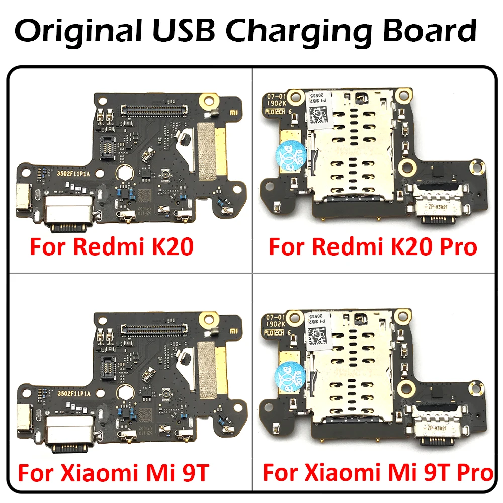 Зарядный порт Micro USB для Xiaomi Mi 9T Pro док разъем гибкий кабель зарядки Redmi K20 запасные