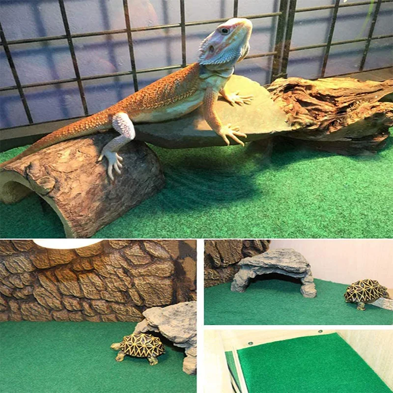 Waterproof Reptile Cushion Cage Mat Water-absorbing And Moisturizing Landscaping Pad For Terrarium Climbing Cylinder Tortoise