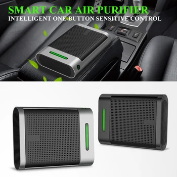 

Car Air Purifier 2000W Air Ionizer Mini Air Freshener Portable HEPA Filter Air Cleaner for Car Home Office