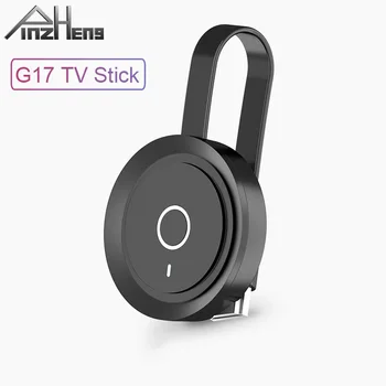 

PINZHENG G17 TV Stick 2.4G/5G WIFI 4K 1080P HDMI Wireless Display TV Dongle Receiver For Android iOS YouTube Google Chromecast