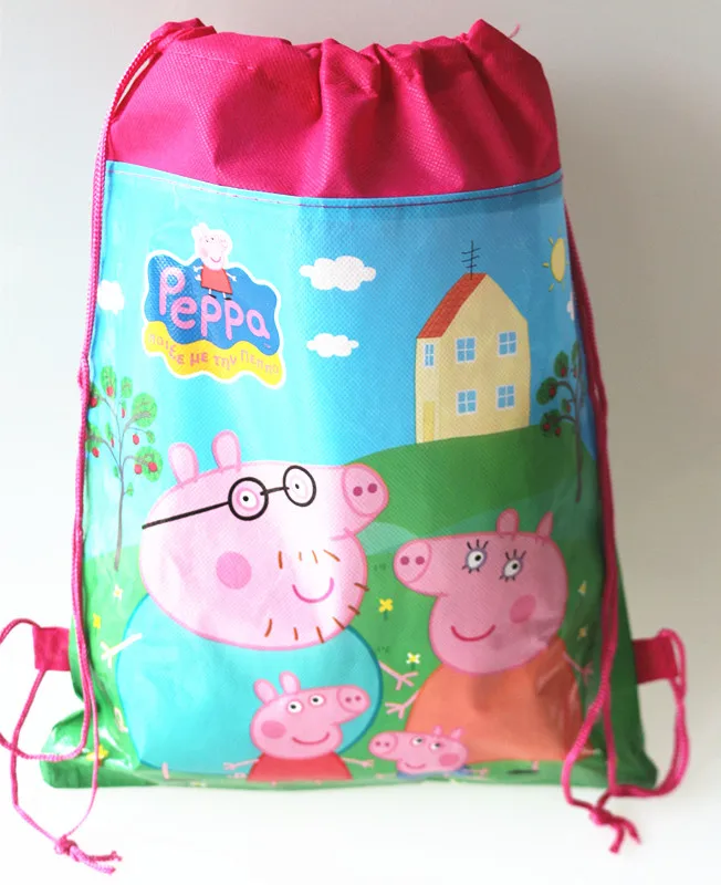 Peppa игрушки "Свинка" Джордж Пеппа свинка Семейный пакет папа мама фигурка Pelucia аниме Свинка Пеппа вечерние игрушки украшения - Цвет: Draw pocket02