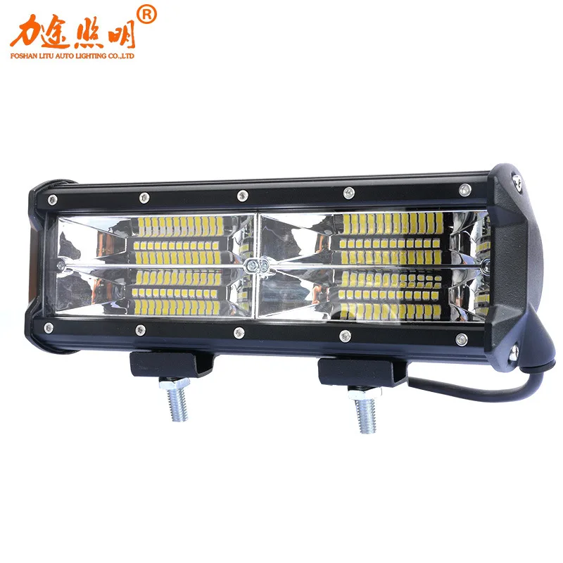 

Force Way Manufacturers Direct Selling 144W Three Rows Strip Light Car off-Road Vehicle Transverse Lighting Auxiliary Light High
