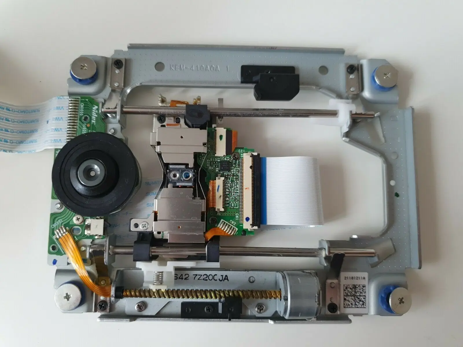 Laser Originale Con Obiettivo Motore Deck Rail Per Ps3 Playstation 3 Fat Console Kem-410Aca Kes 410Aaa Es-410A