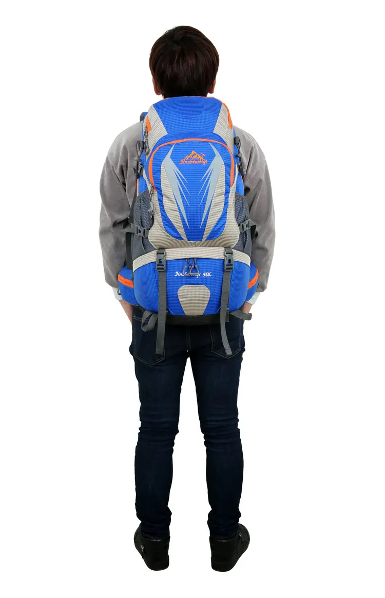 50L mochila туристический рюкзак мочила для похода туризма рюкзаки путешествия Горный рюкзак Водонепроницаемый треккинг Кемпинг туристический b