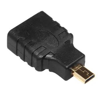 

1pc Type-A HDMI Female to Micro/Mini HDMI Male Converter Adapter for Digital Camera Support 1.4V 1080p