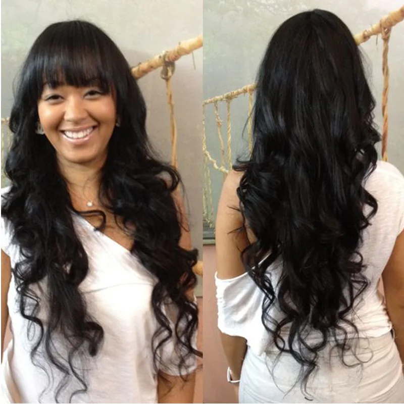LUFFYHAIR 150% высокая плотность волнистые 5x5 шелковая основа головы человеческие