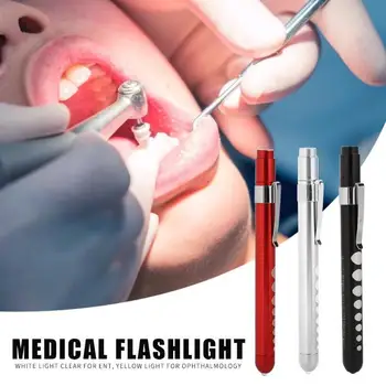 

Portable LED Flashlight Work Light Medical First Aid Pen Light Torch Lamp IP44 Waterproof ENT Emergency White Light Torch