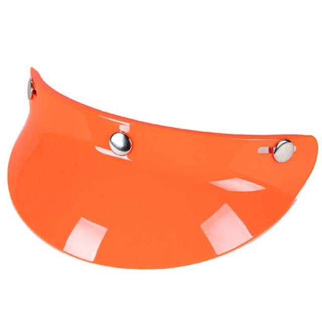 3/4 Open Face Helmet Visor Sun Shade Protector for 3-snap Retro Motorcycle Helmet Accessories