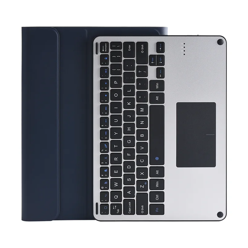 Чехол с клавиатурой Bluetooth для huawei Mediapad T5 10 AGS2-L09/W09/L03 тачпад Клавиатура для huawei T5 10,1 ''планшет с подставкой - Цвет: Blue-Touchpad